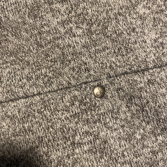 Grey Calvin Klein, straight hem lightweight sweater - Picture 3 of 3
